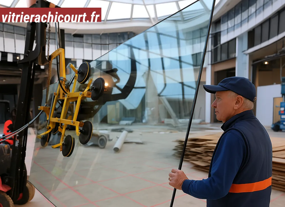 Remplacement de vitrine magasin Achicourt